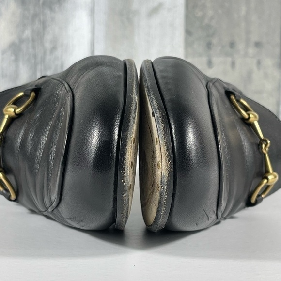 GUCCI Women's Brixton Horsebit Convertible Loafer Black Learner Size-37.5 $920 - Picture 13 of 16